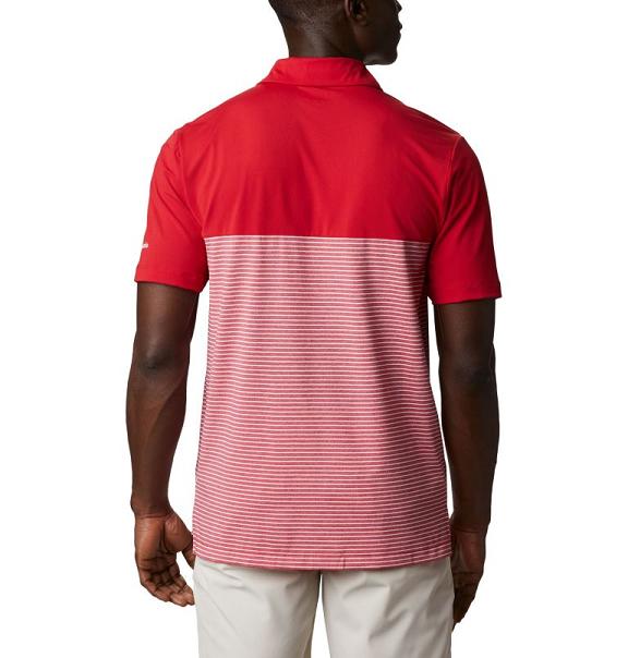 Columbia Omni-Wick Polo Red For Men's NZ15647 New Zealand